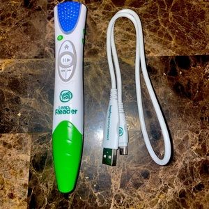 Leap Frog Reader Pen Replacement Stylus Green Blue #21301 w/Leapfrog Cable